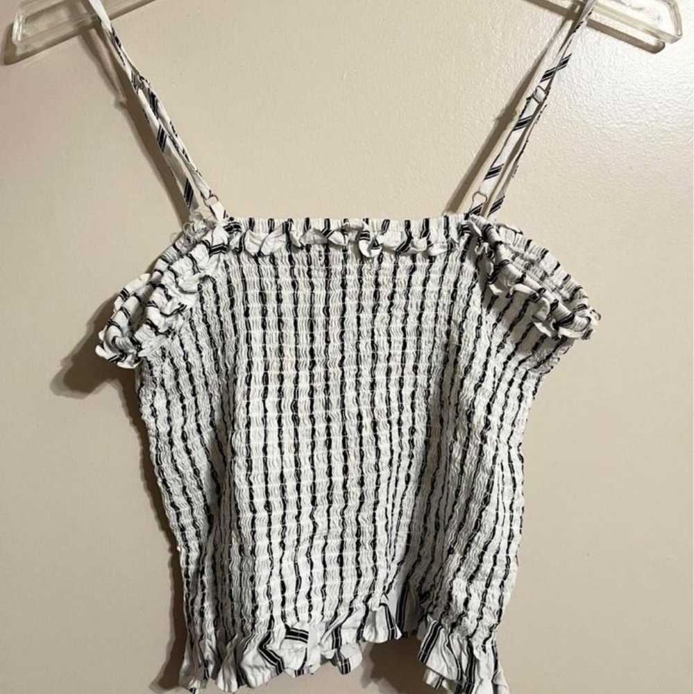 Striped Ruched Tanktop - Picture 3 of 3